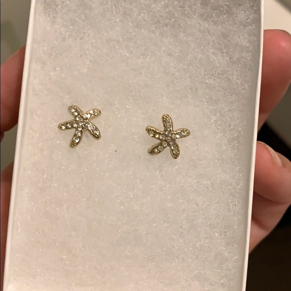 Starfish Gemstone Earrings